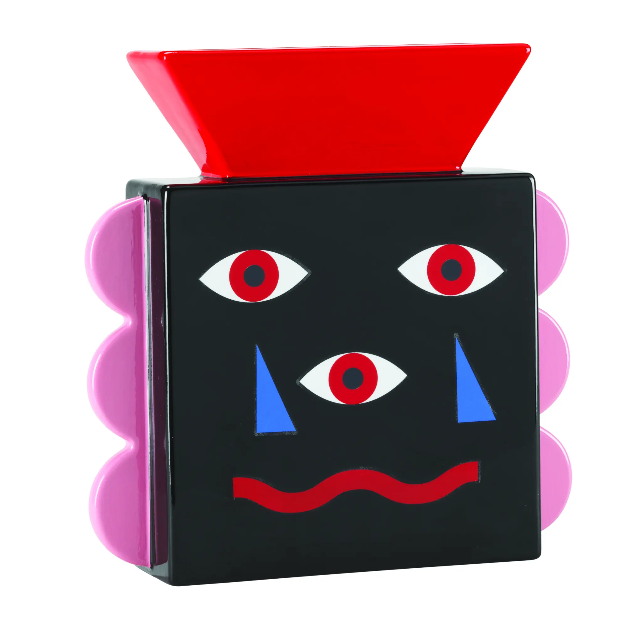 Figurative Face Ceramic Vase | Qeeboo Oggian Beautiful Face