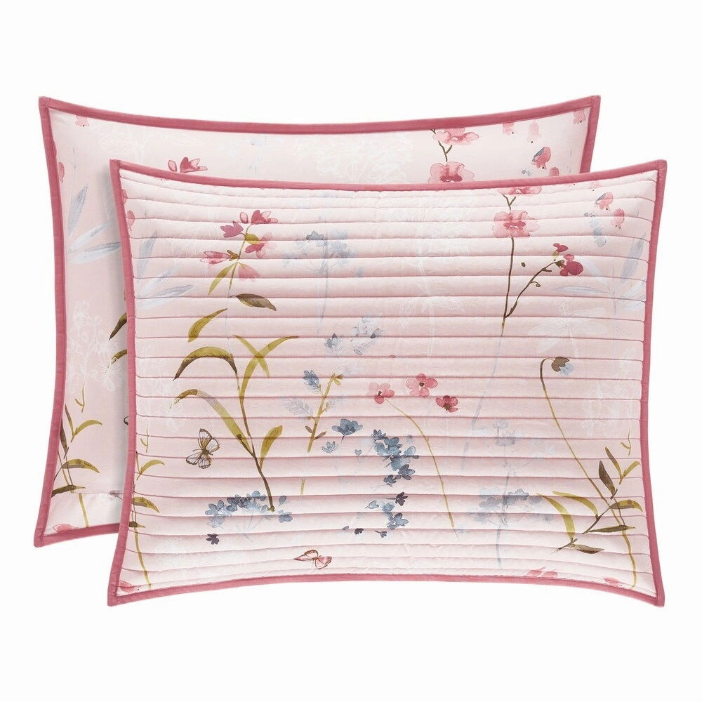 Five Queens Court Blakely Quilted Pillow Sham pillowcases,cotton pillow covers,bed linen