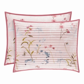Five Queens Court Blakely Quilted Pillow Sham pillowcases,cotton pillow covers,bed linen