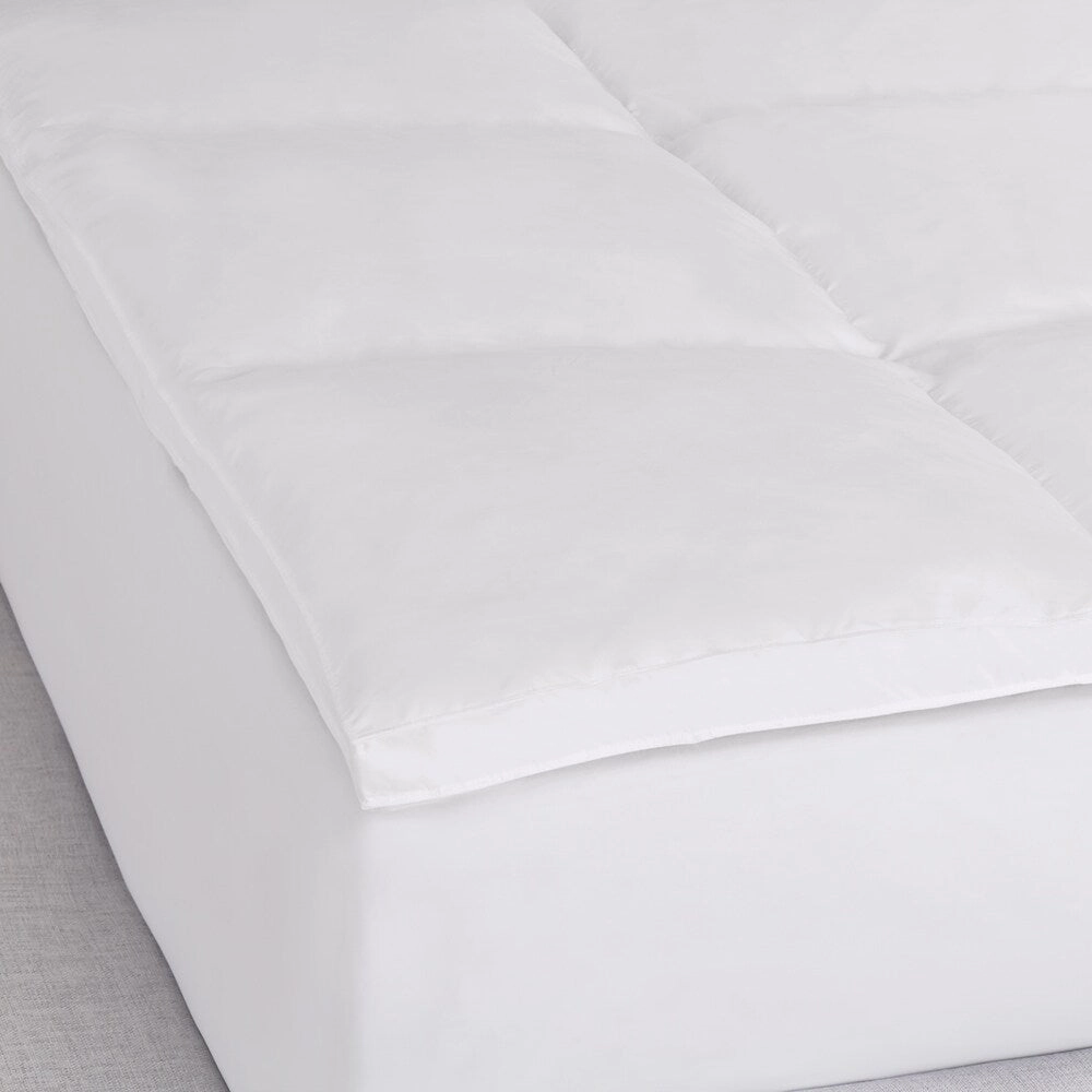 Five Queens Court Elegance No-Quill Featherbed - White