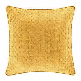 Five Queens Court Naomi Quilted Euro Sham pillowcases,cotton pillow covers,bed linen