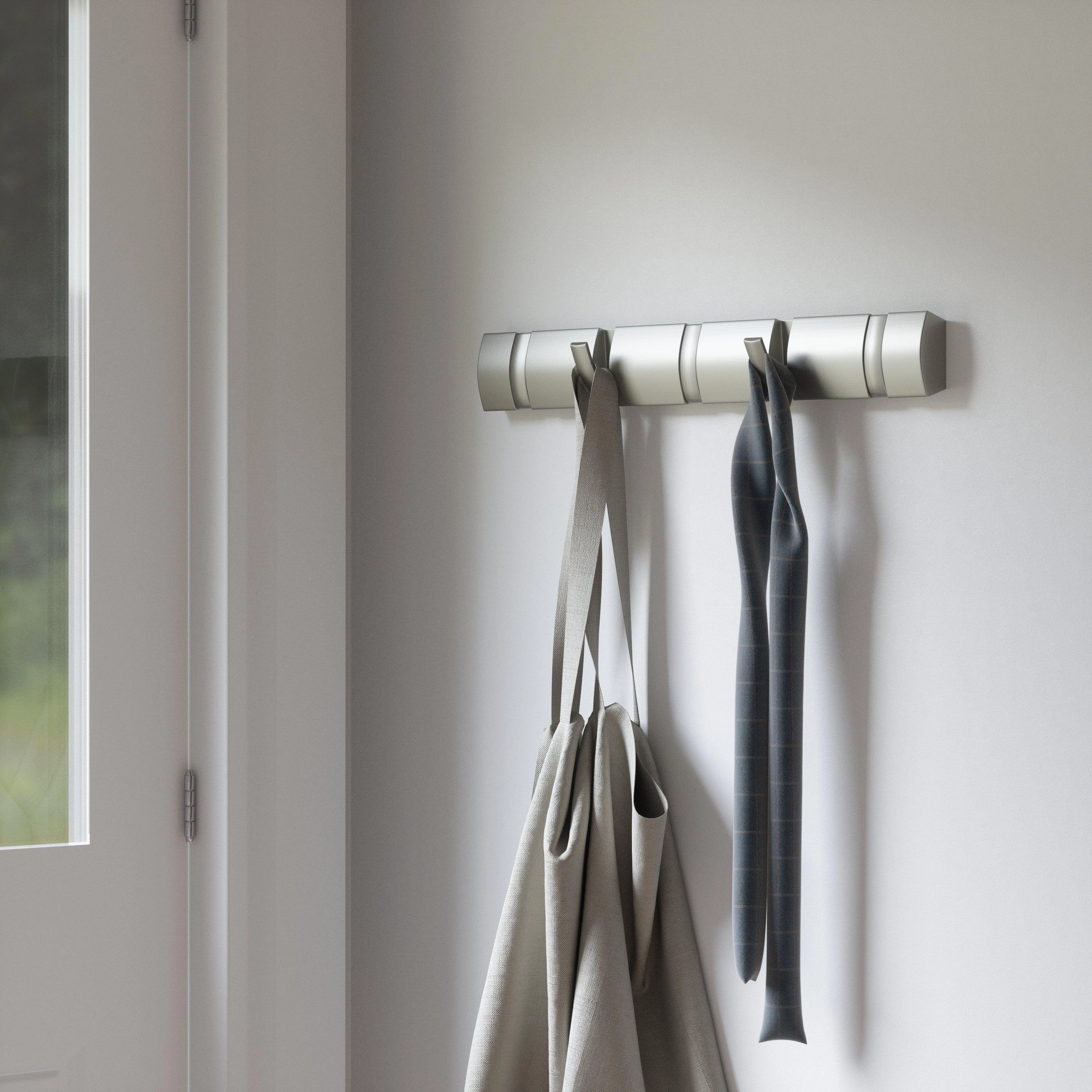 Flip Wall Mounted Coat Rack