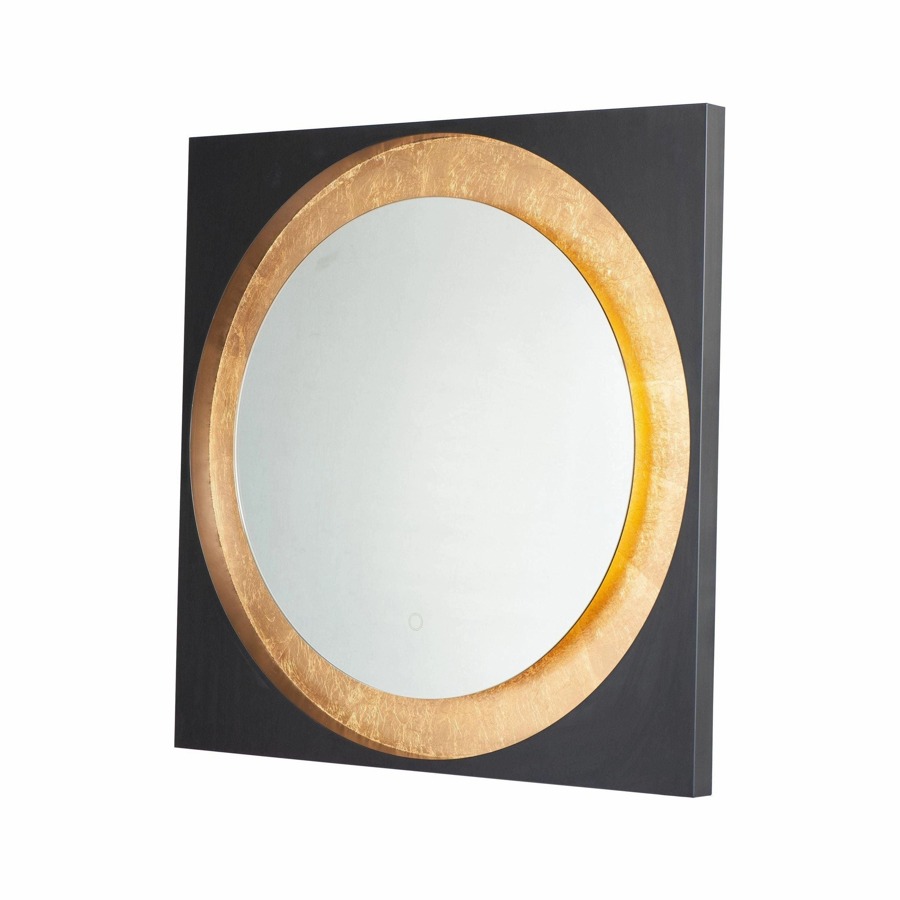 Floating Lighted Mirror Wall Decor,modern wall decor set