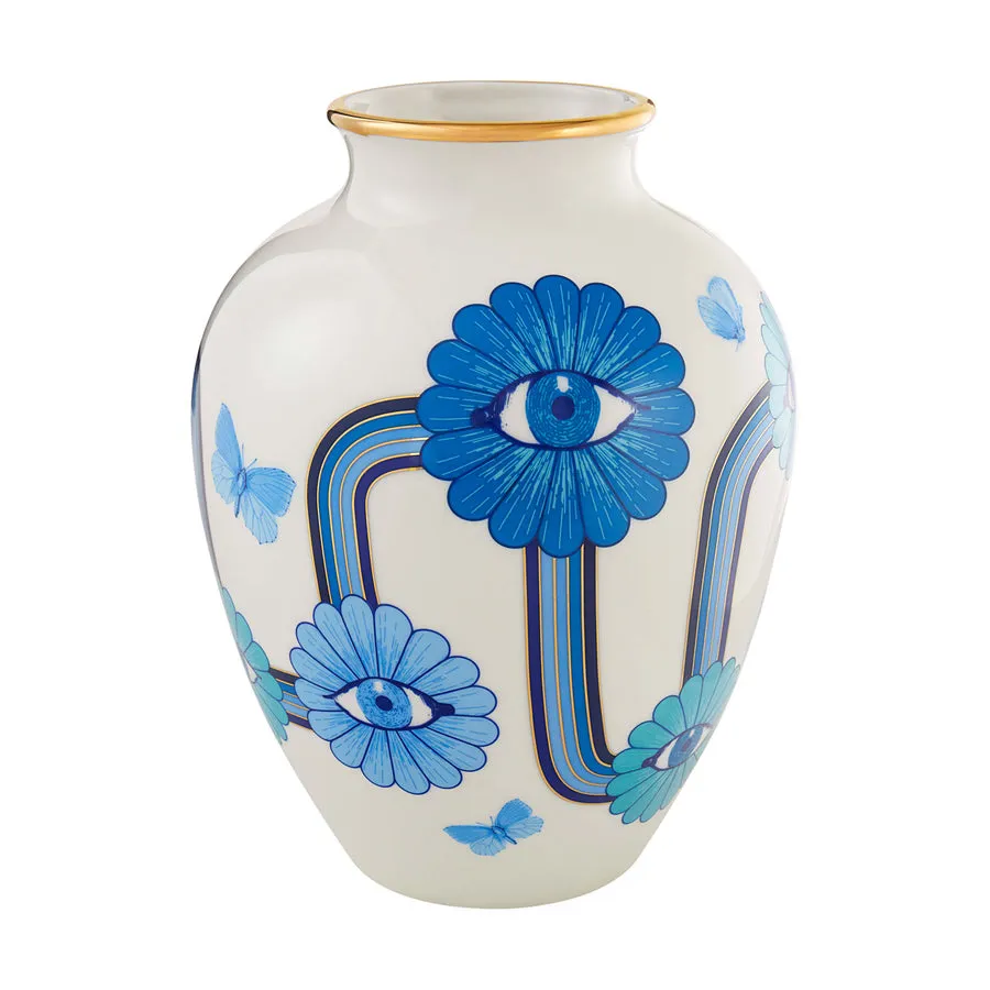 Floral Eye Porcelain Urn | Jonathan Adler Druggist
