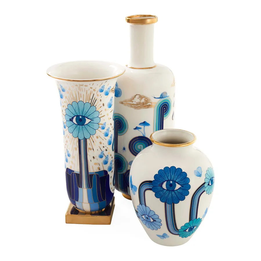 Floral Eye Porcelain Urn | Jonathan Adler Druggist