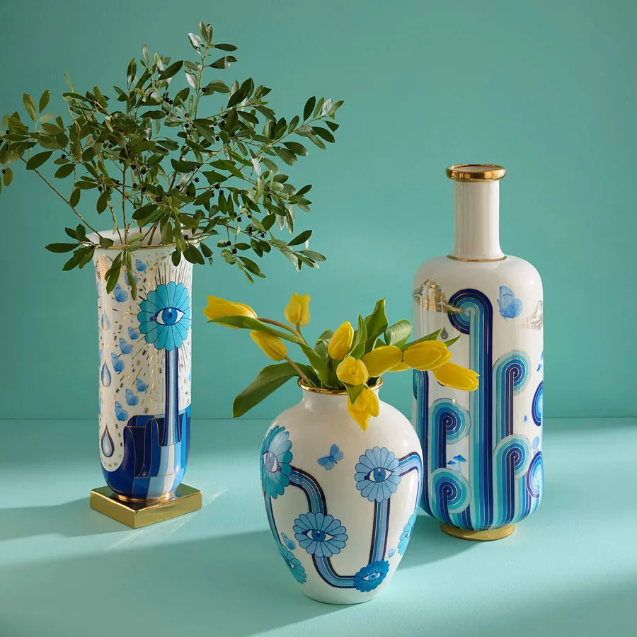Floral Eye Porcelain Urn | Jonathan Adler Druggist