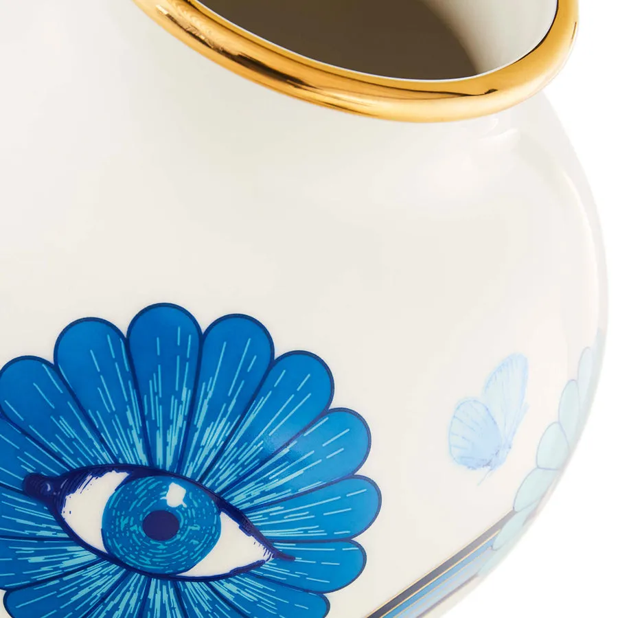 Floral Eye Porcelain Urn | Jonathan Adler Druggist