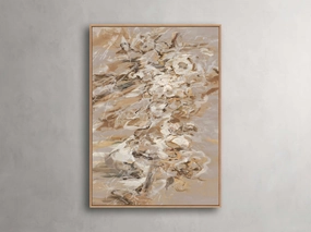 Floral Drift Framed Print Wall Art,canvas wall art set