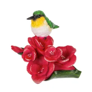 Flower of the Month August Gladiolus Figurine 5.25" Decorative Mirror,Home Decor Mirror