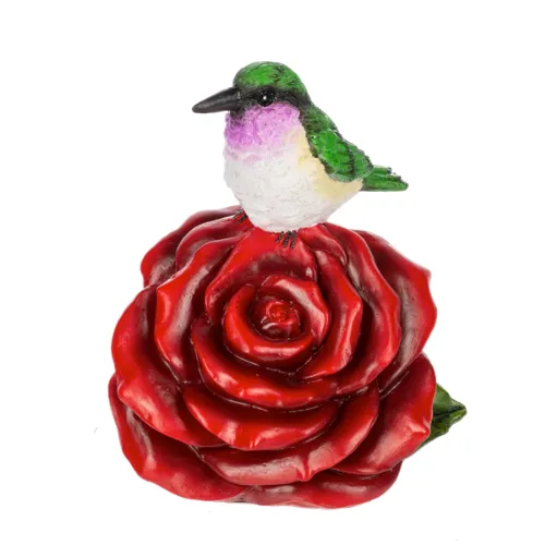 Flower of the Month June Rose Figurine 5.25" Decorative Mirror,Home Decor Mirror
