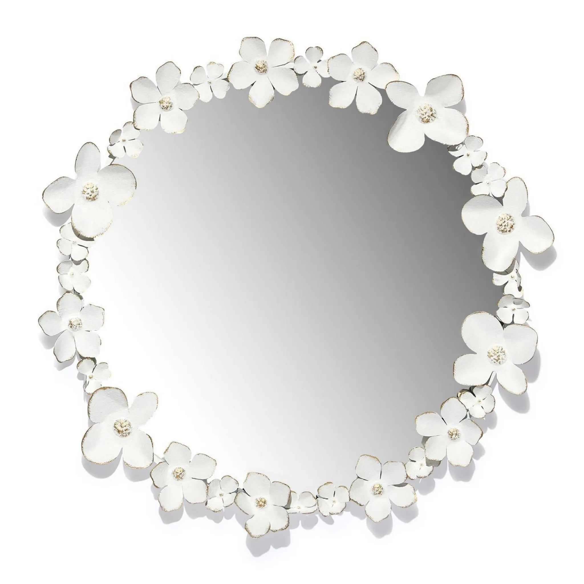 Flowers in the Round Hand Crafted Wall Mirror Cutting Board,Kitchen Board