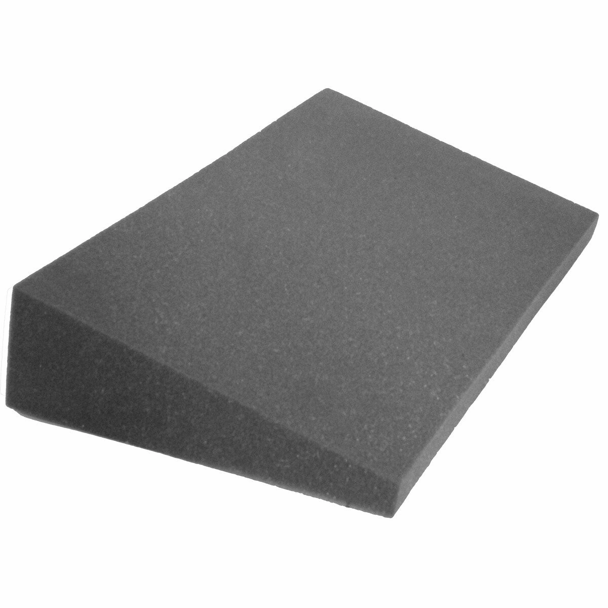 Foam Stress Relief Wedge 18" x 12" x 1"- 4" Rise - Sciatica Nerve Medical Cushion - Specialty Medical Pillow, Grey