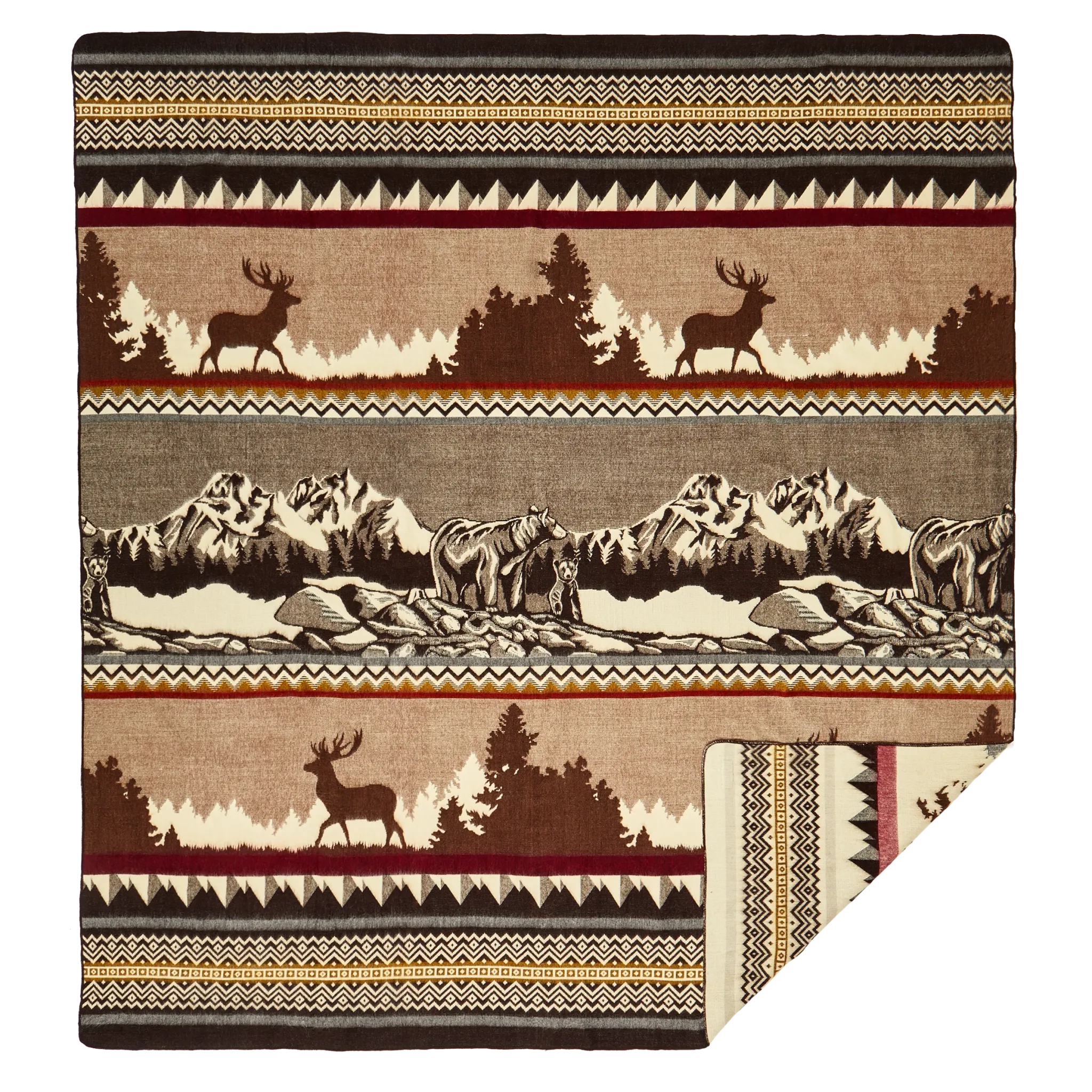 Forest Scenes Handwoven Blanket