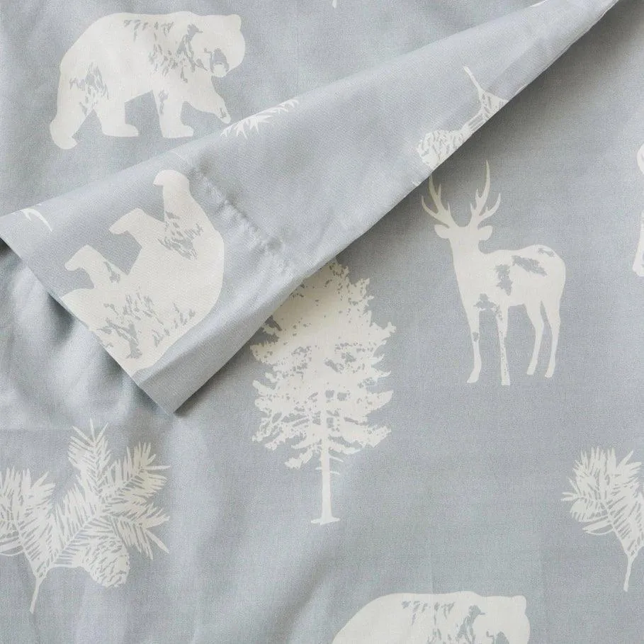 Forest Wildlife Microfiber Sheets LG