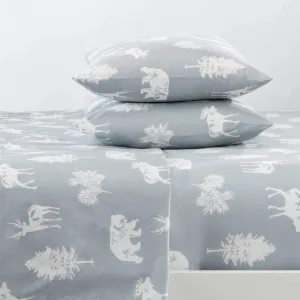 Forest Wildlife Microfiber Sheets LG luxury bedding, duvet cover