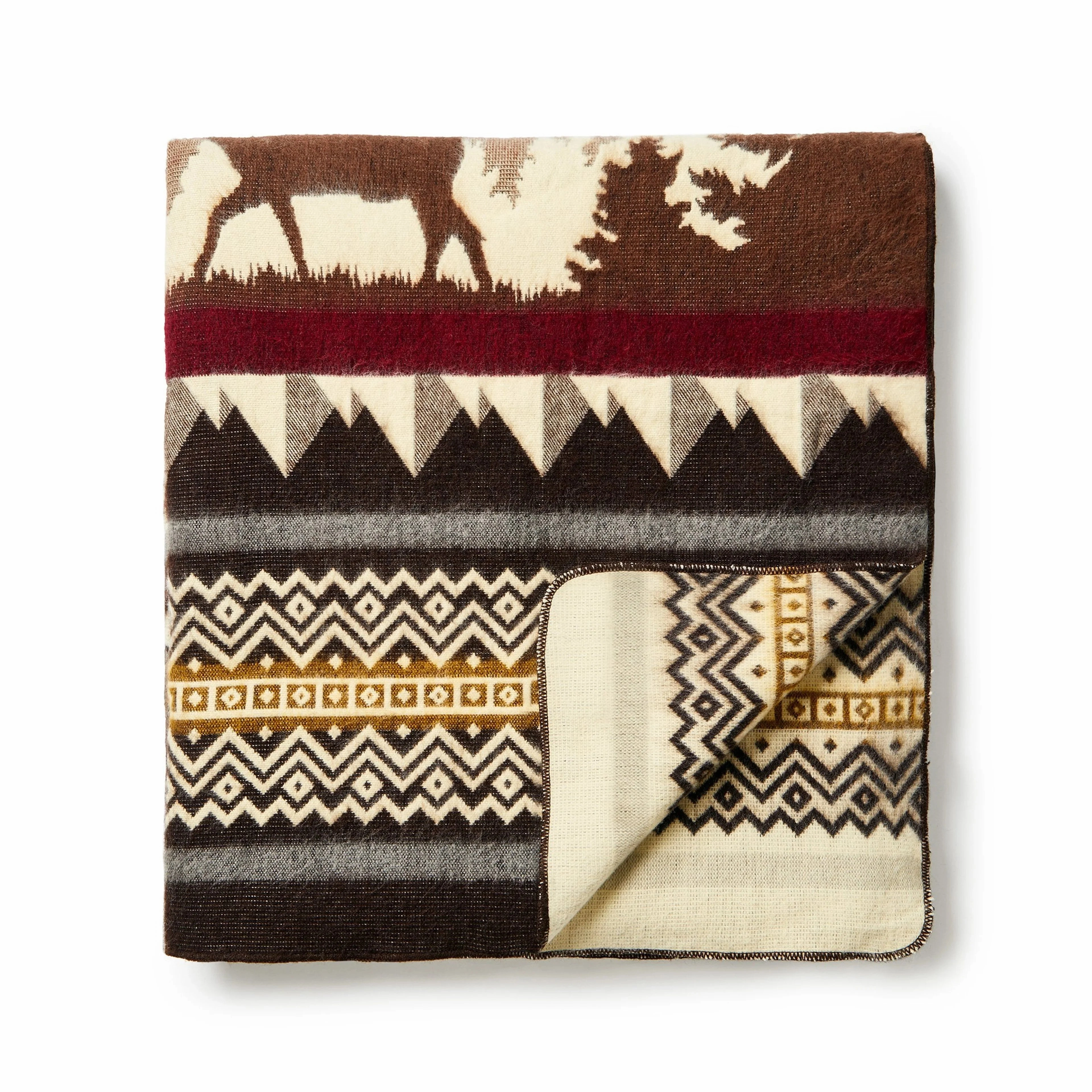 Forest Scenes Handwoven Blanket