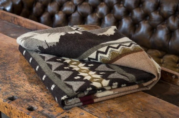 Forest Scenes Handwoven Blanket