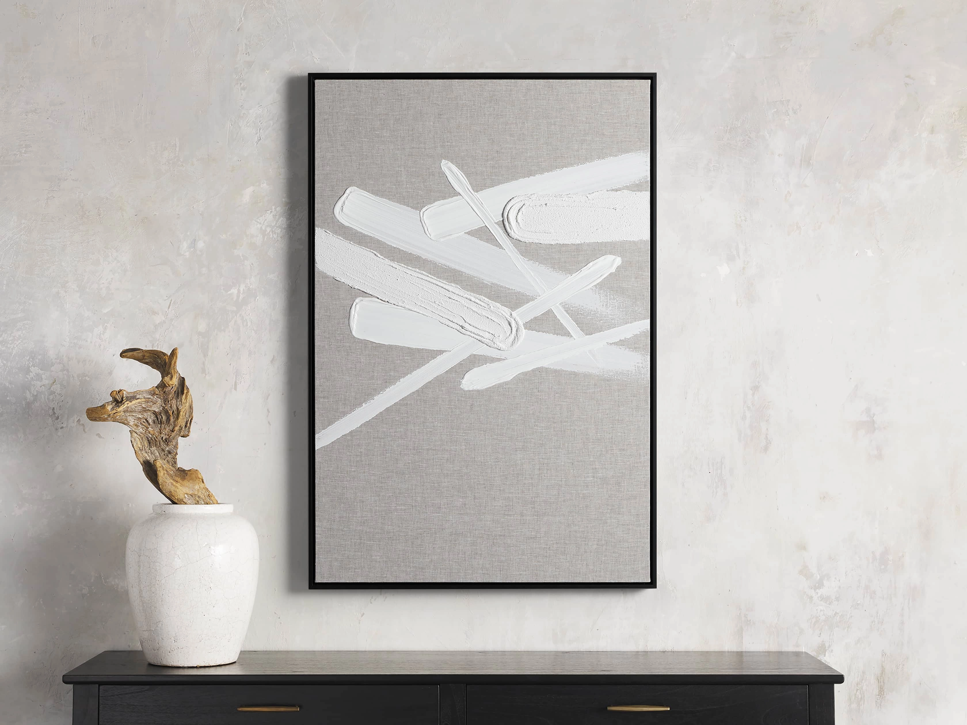 Format I Framed Linen Painting Wall Art,canvas wall art set