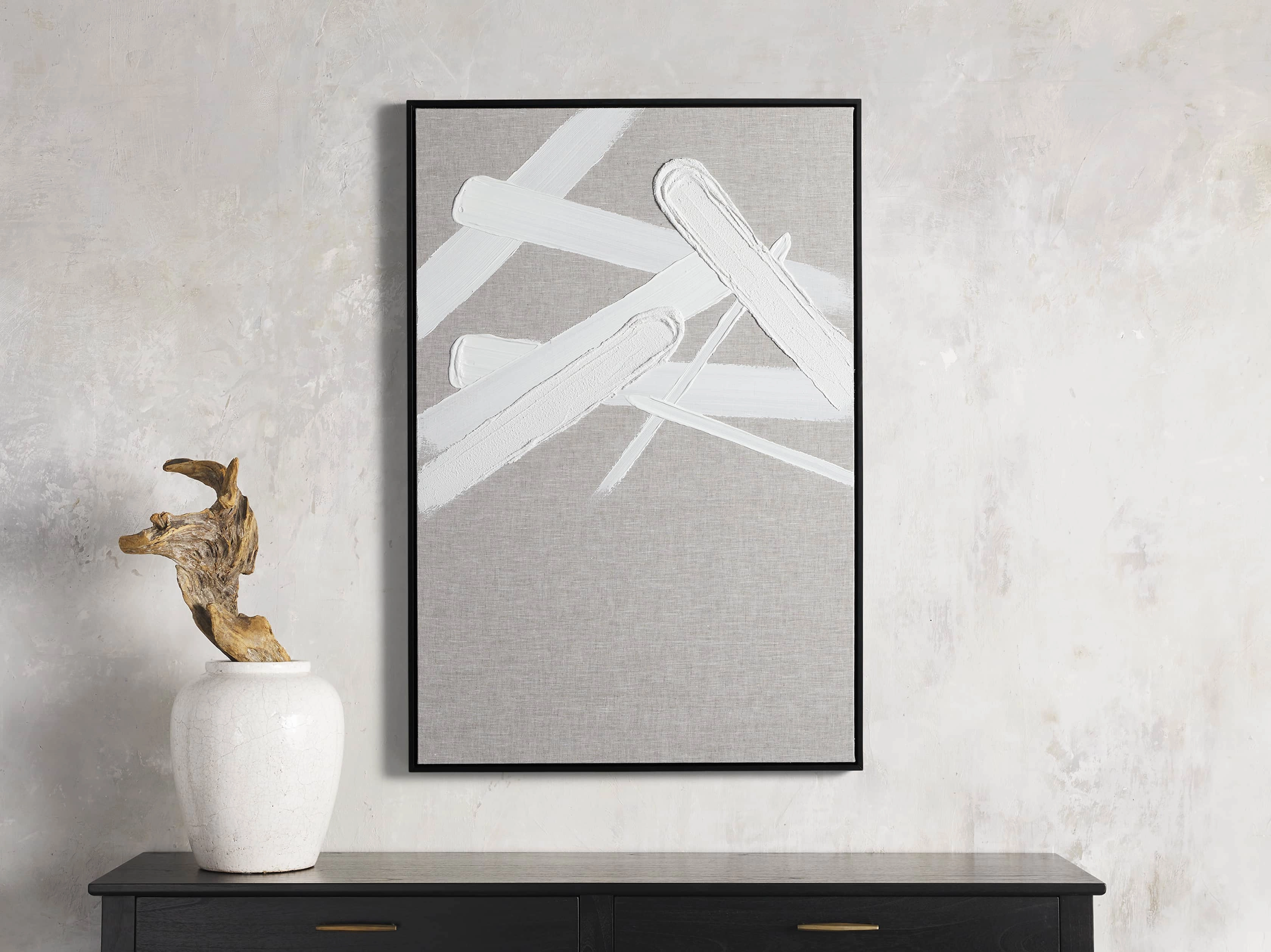 Format II Framed Linen Painting Wall Art,canvas wall art set