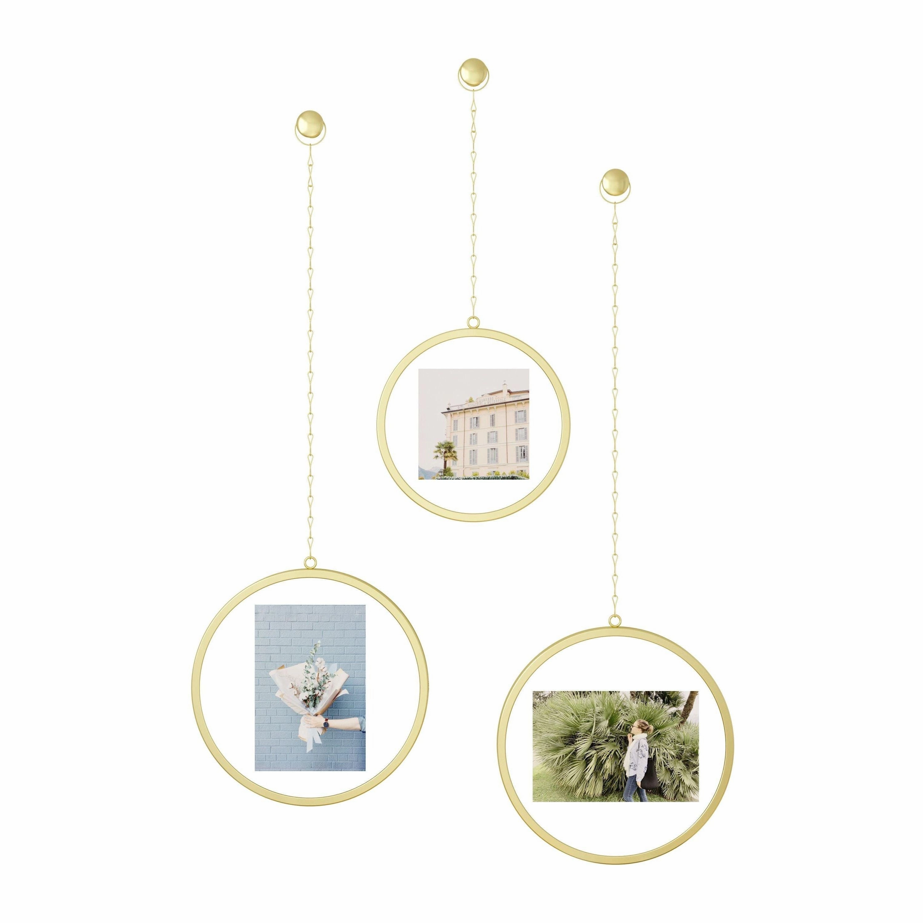 Fotochain Circular Photo Display (Set of 3)