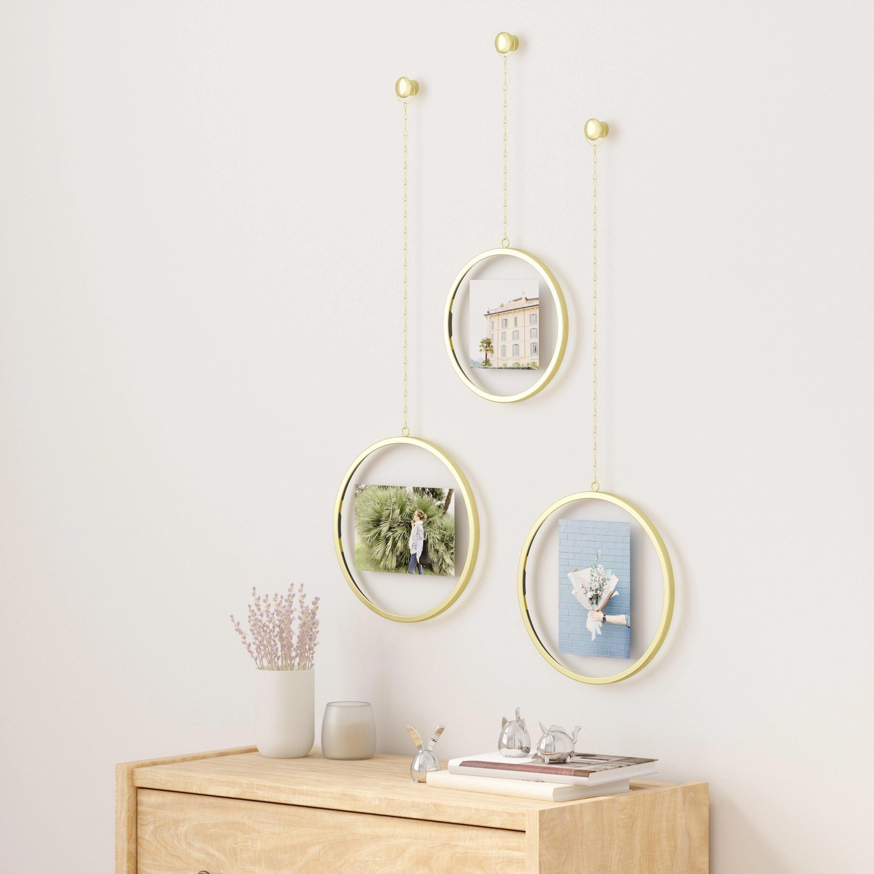 Fotochain Circular Photo Display (Set of 3)