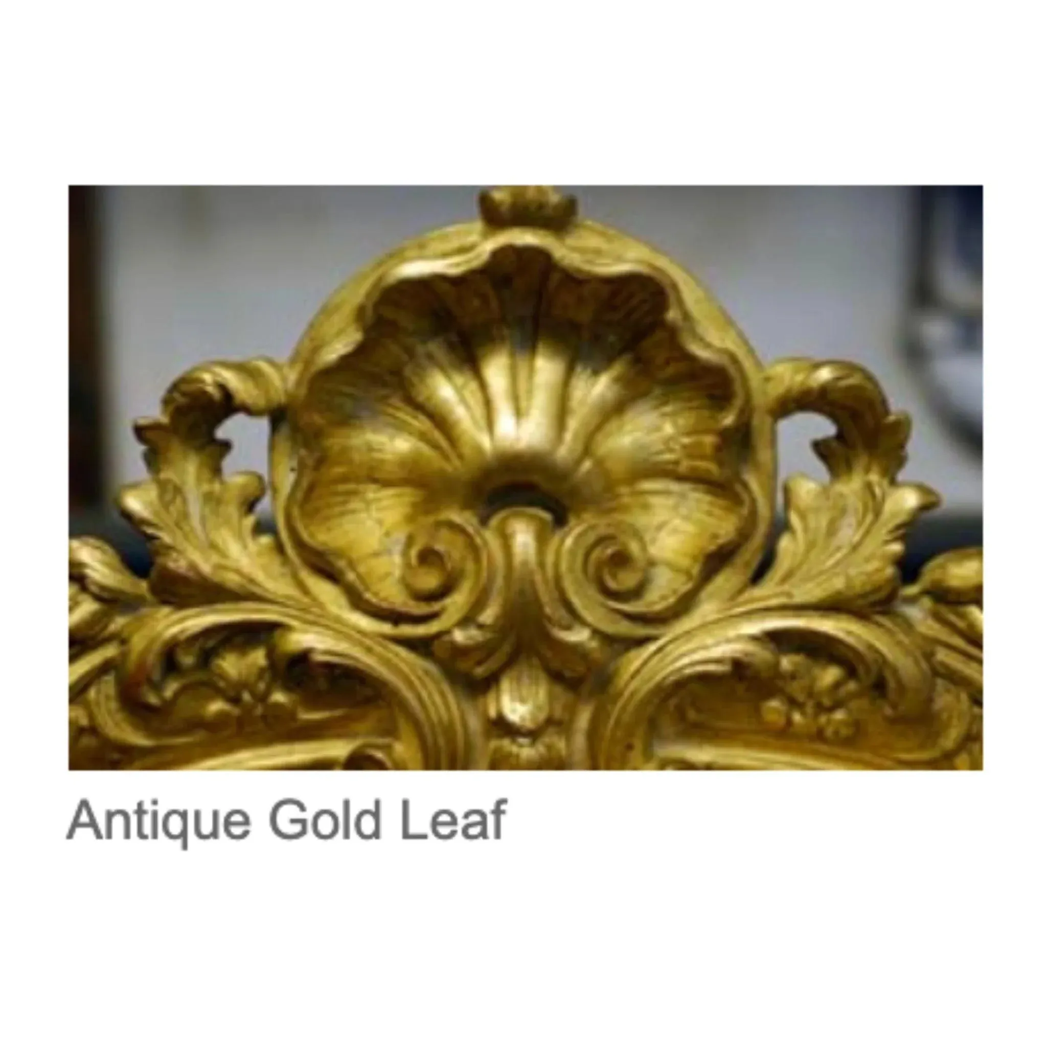 French Oval Bow Wall Mirror