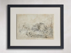 French Countryside I Framed Print Wall Art,canvas wall art set