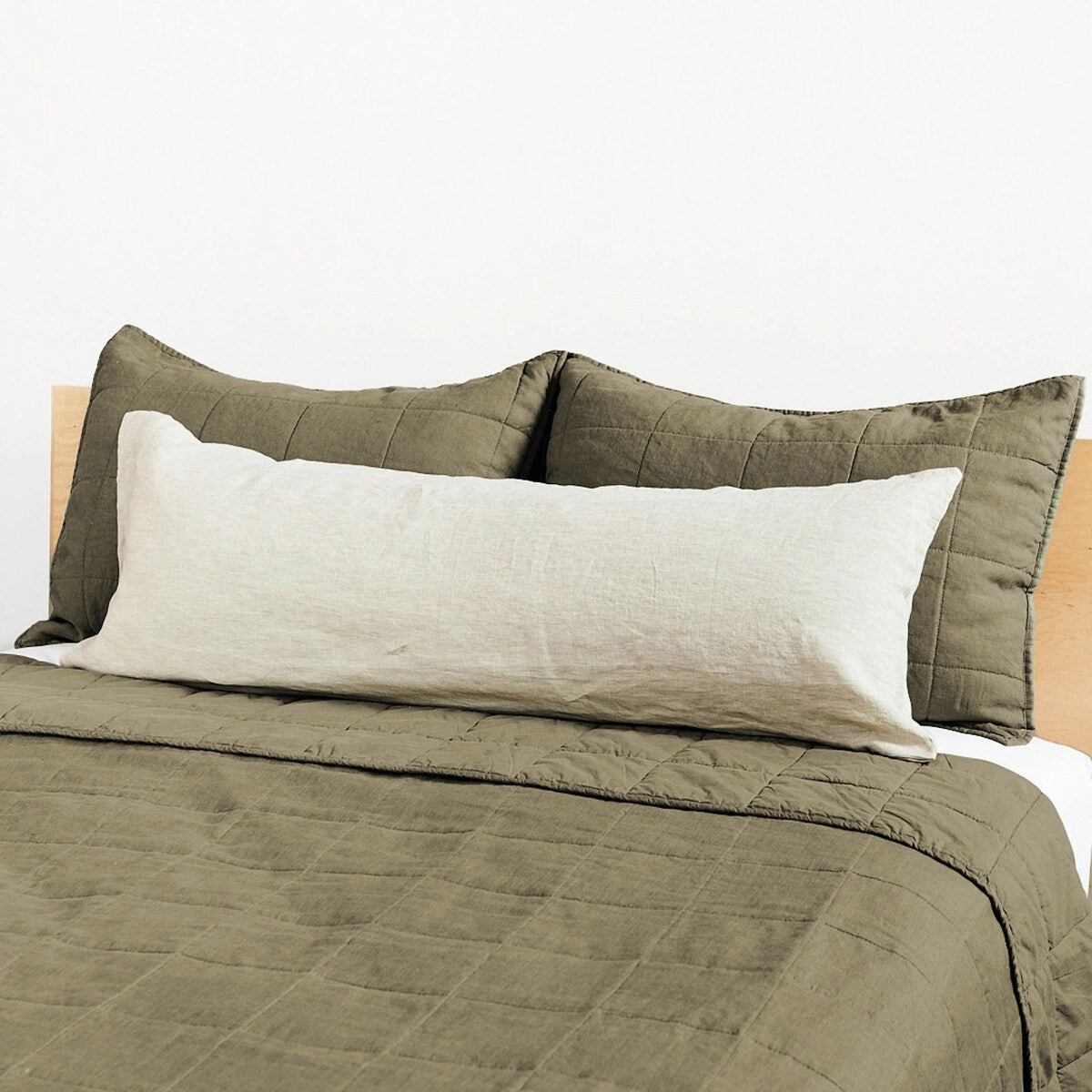 French Linen Quilted Sham Set by BOKSER HOME