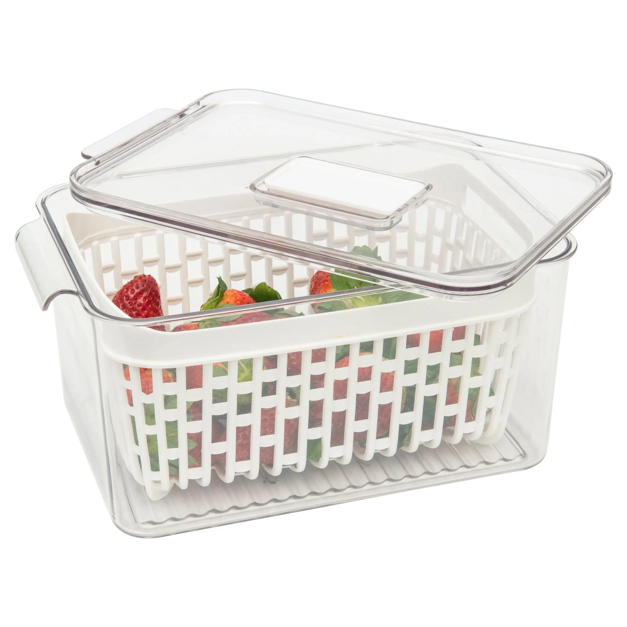 Fridge Storage Container with Basket Pack