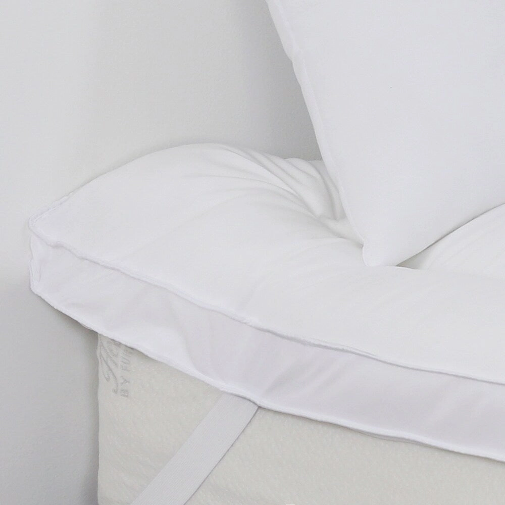 Furinno Angeland Ultra Plush Microfiber Down Alternative Mattress Topper, Queen mattress pads,mattress topper,bed protection
