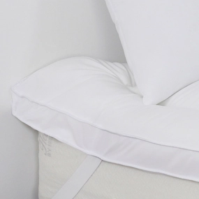 Furinno Angeland Ultra Plush Microfiber Down Alternative Mattress Topper, Queen mattress pads,mattress topper,bed protection