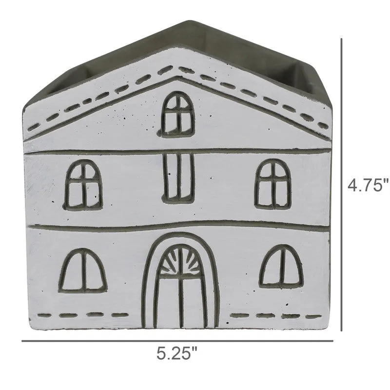 Gable Cachepot, Cement