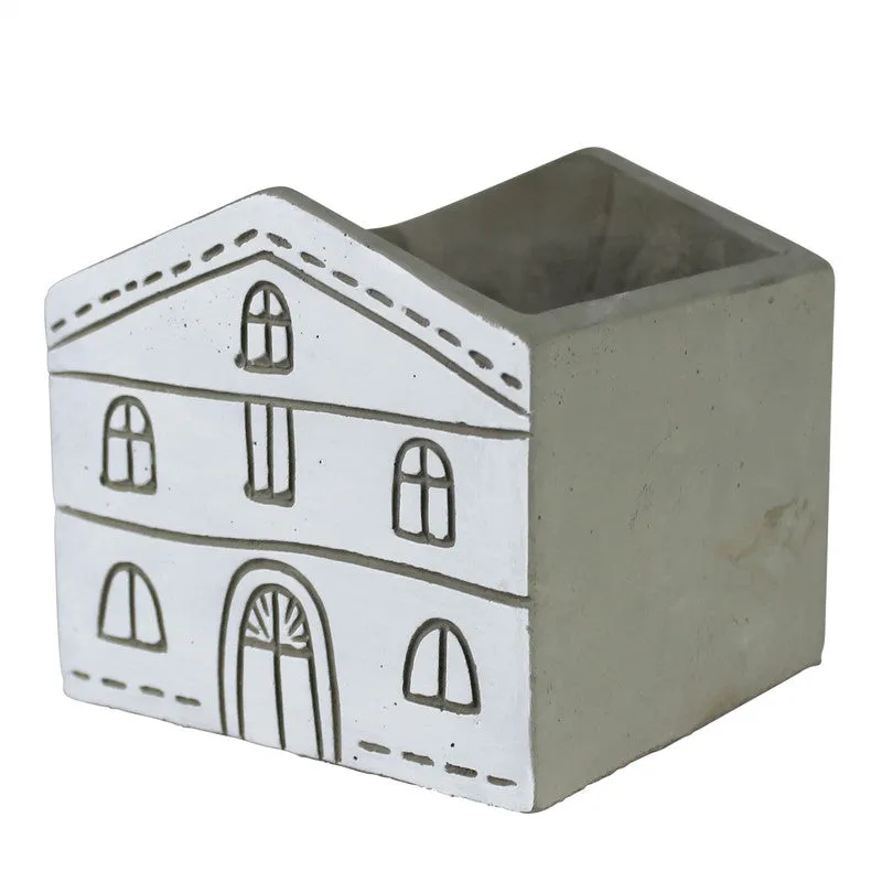 Gable Cachepot, Cement