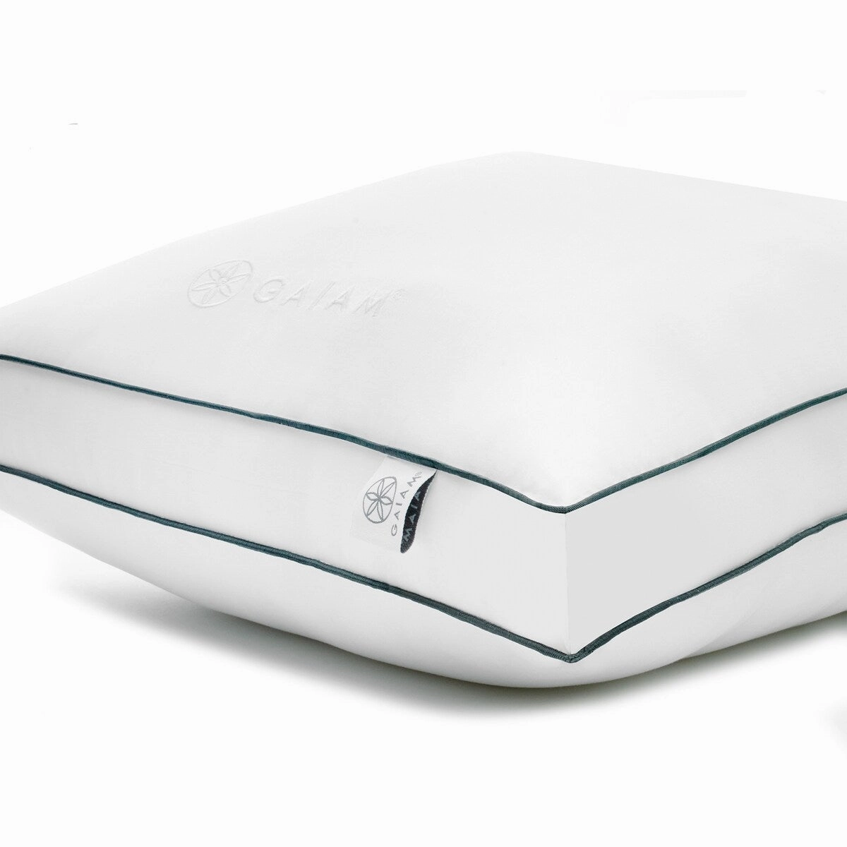 Gaiam Relax Cotton Gel Down Alternative Pillow Twin Pack