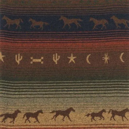 Galloping Trails Throw Pillow