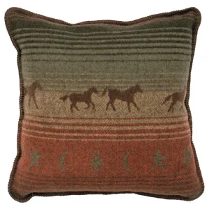 Galloping Trails Throw Pillow storage cart, utility cart