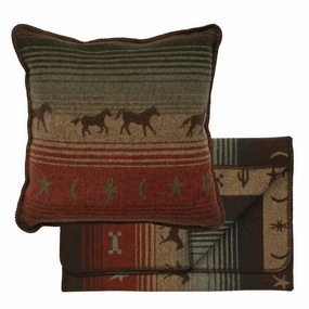 Galloping Trails Scarf & Pillow Set storage cart, utility cart