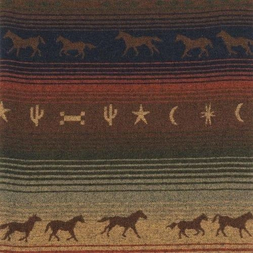 Galloping Trails Throw Blanket