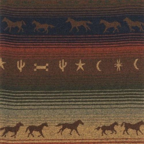 Galloping Trails Throw Pillow