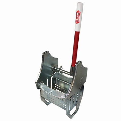 Galvanized Steel 26 Qt Oval Bucket and Wringer with 2" Casters