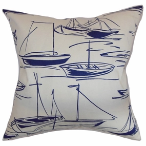 Gamboola Nautical Euro Sham Navy pillowcases,cotton pillow covers,bed linen