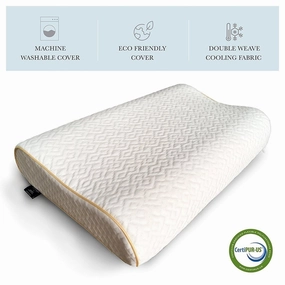 Gel coated contour memory foam pillow pillows,bed pillow,sleeping cushion