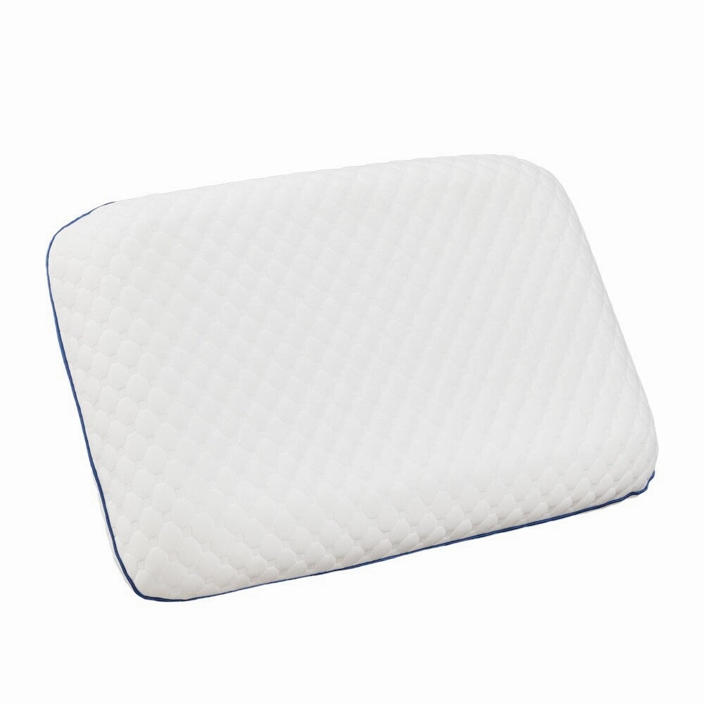 Gel Memory Foam Punching Bread Pillow - White