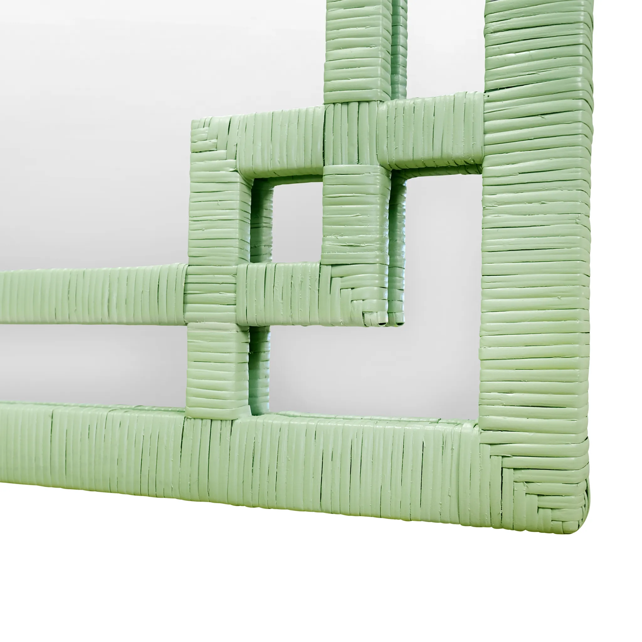Geneva Greek Key Design Mirror - Available in Two Finishes