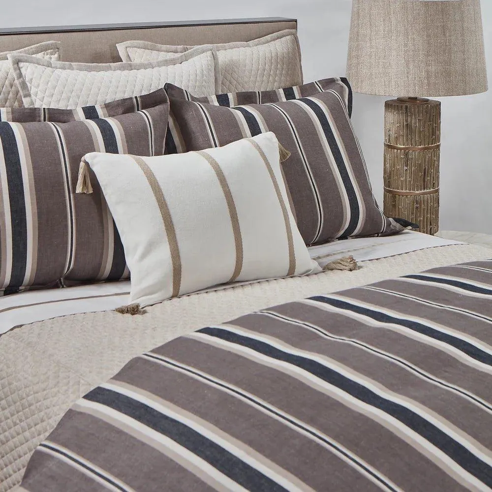Gentlemens' Stripe Duvet Set bedding set, comforter set