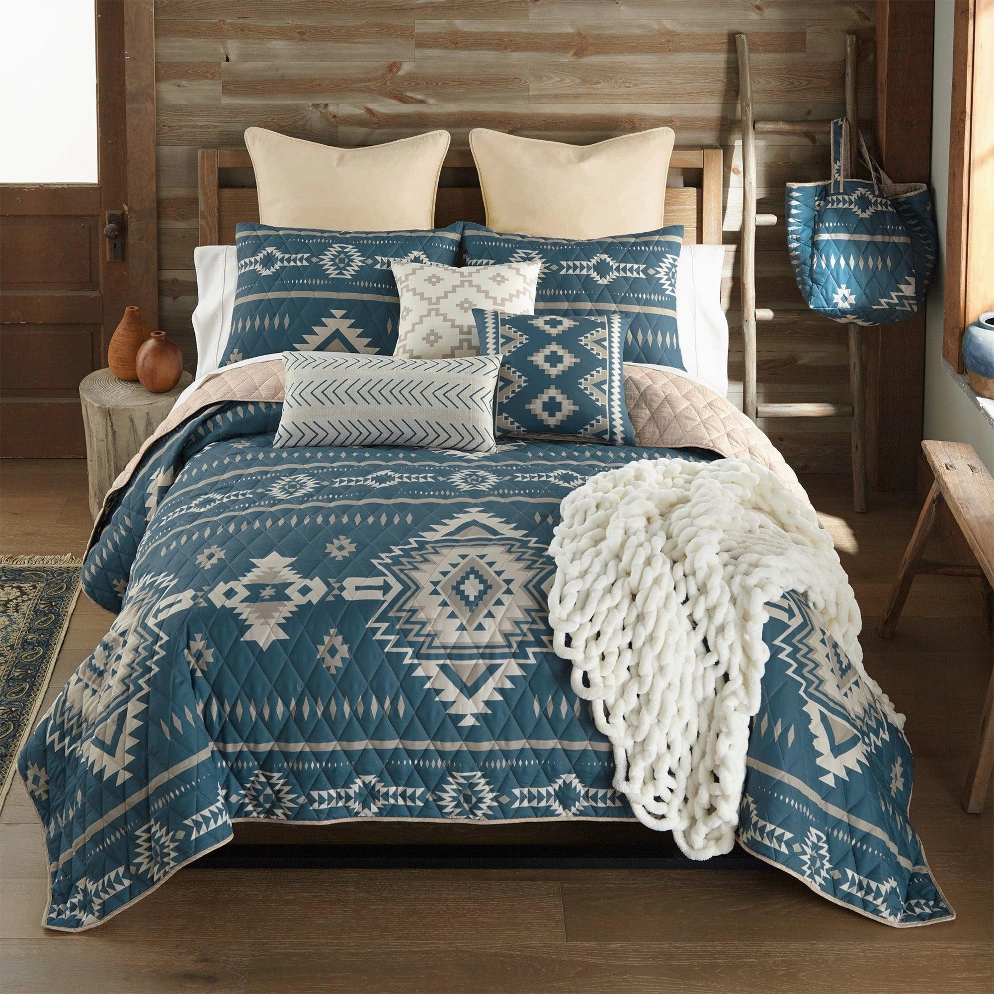 Geo Tan Throw Pillow