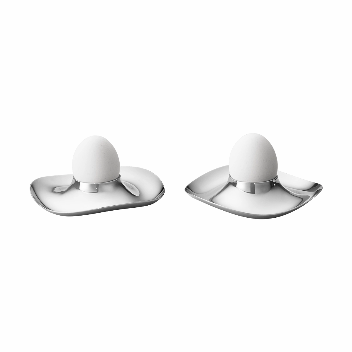 Georg Jensen Cobra Egg Cup 2  Stainless Steel Mirror