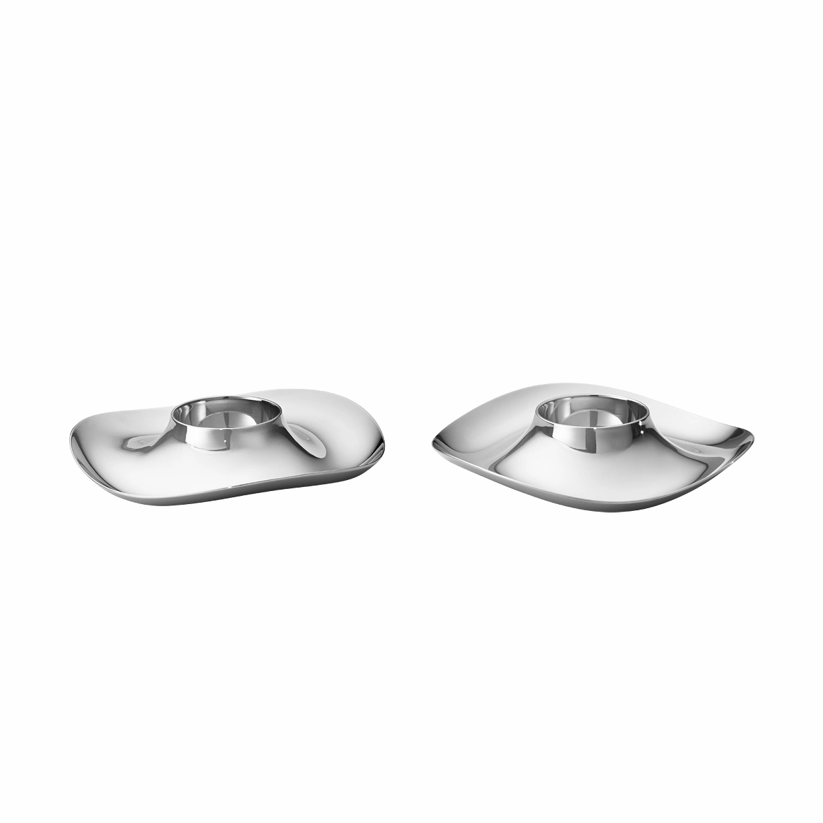 Georg Jensen Cobra Egg Cup 2  Stainless Steel Mirror Kitchen Accessories,kitchen counter accessories