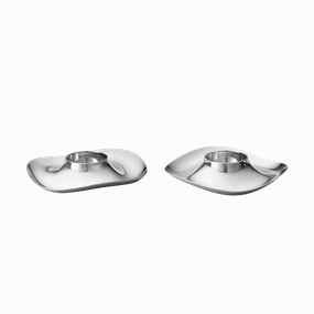 Georg Jensen Cobra Egg Cup 2  Stainless Steel Mirror Kitchen Accessories,kitchen counter accessories