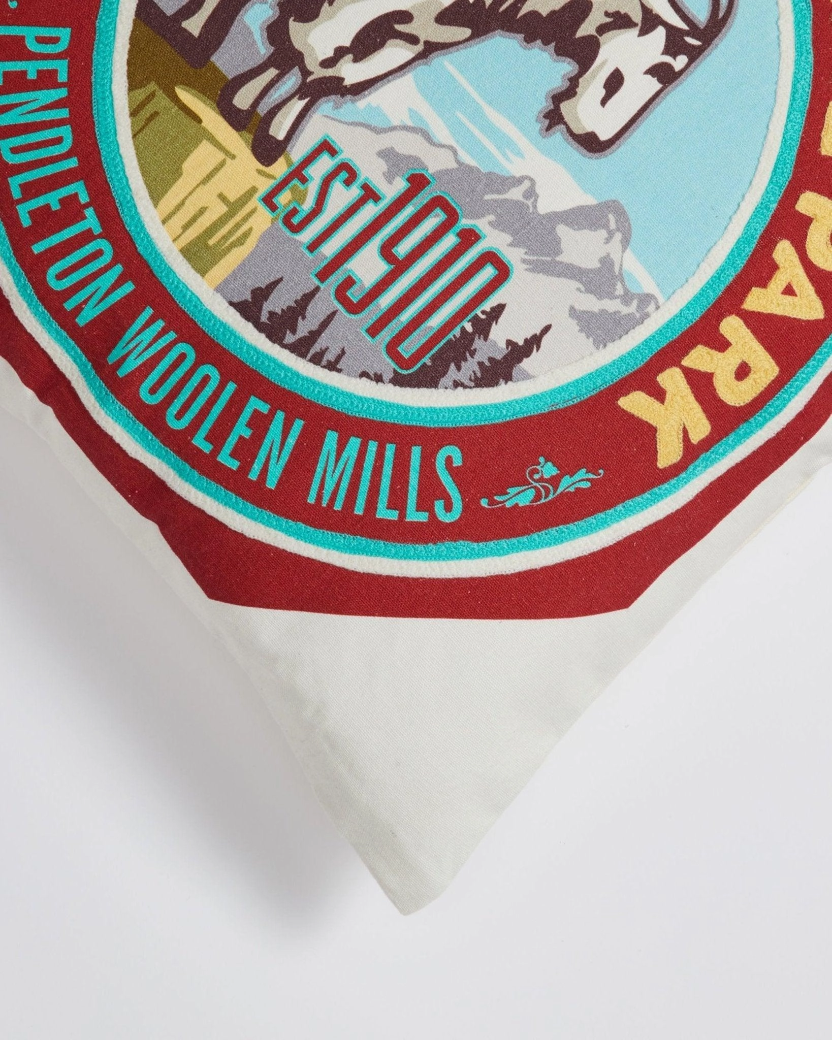 Glacier National Park Patch Pillow